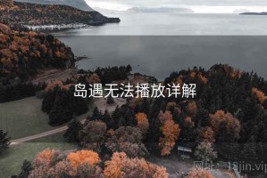 岛遇无法播放详解