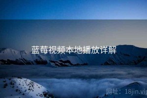 蓝莓视频本地播放详解