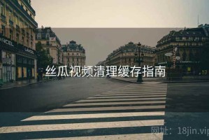 丝瓜视频清理缓存指南