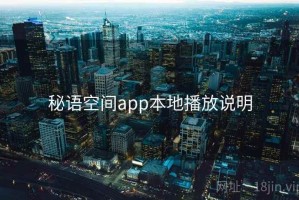 秘语空间app本地播放说明