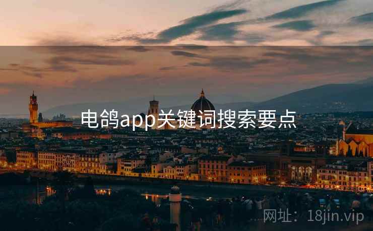 电鸽app关键词搜索要点