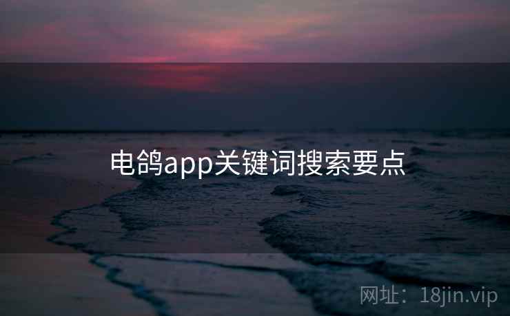 电鸽app关键词搜索要点