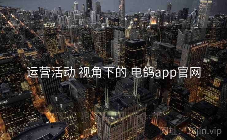 运营活动 视角下的 电鸽app官网
