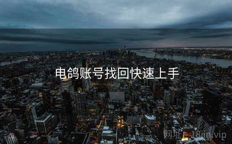 电鸽账号找回快速上手